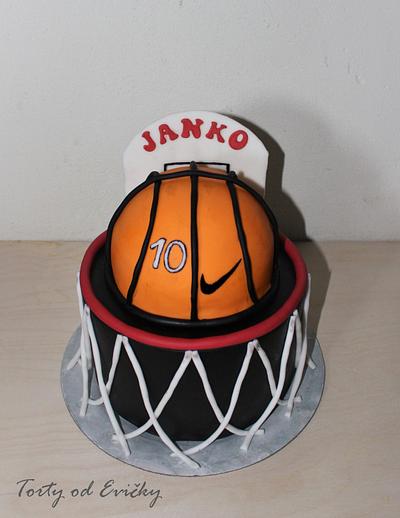 Basketball cake  - Cake by Cakes by Evička