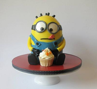 Minion cake - Cake by Aleshia Harrison: for the love of cakes