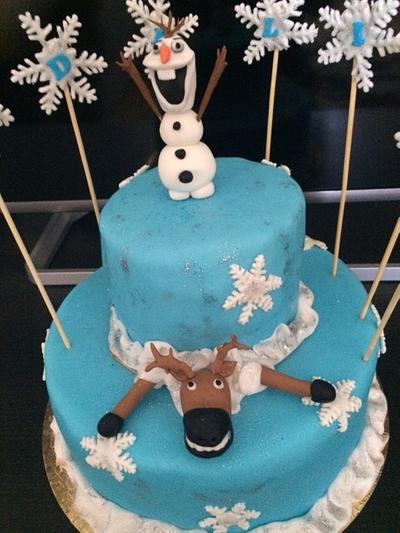 frozen cake - Cake by ana ioan