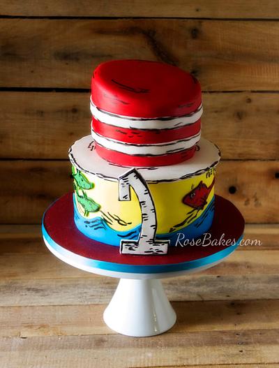 One Fish Two Fish Dr. Seuss Cake - Cake by Rose Atwater