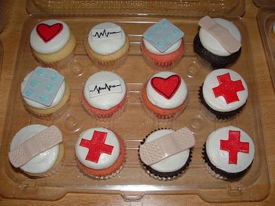 Medical Themed Cupcakes - Cake by Jennifer C.