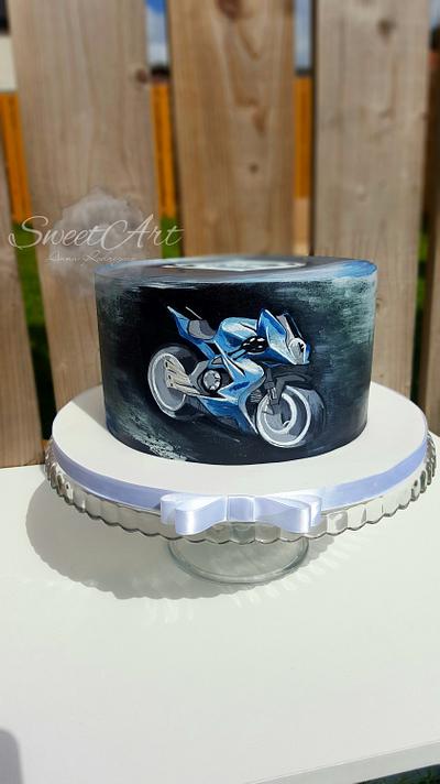 Motorbike cake - Cake by SWEET ART Anna Rodrigues