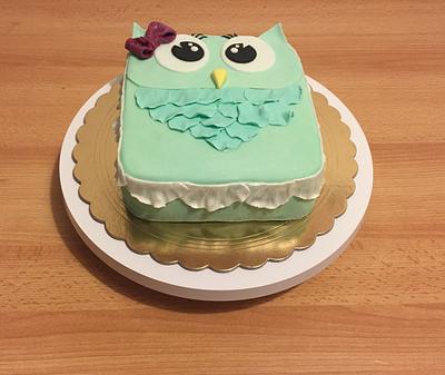 Owl cake - Cake by KatyaT