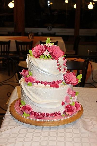 anniversary cake for my mom - Cake by Cake boutique by Krasimira Novacheva