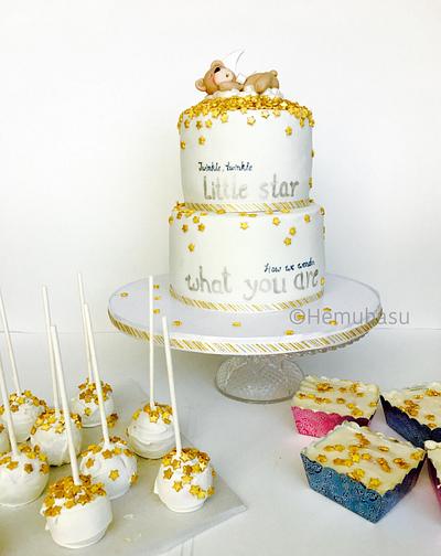 Gender reveal baby shower cake  - Cake by Hemu basu