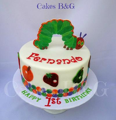 The Very Hungry Caterpillar cake - Cake by Laura Barajas 