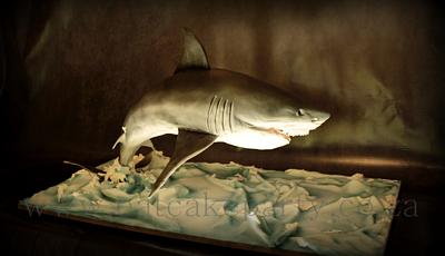 Great White Shark Cake - Cake by Dorothy Klerck