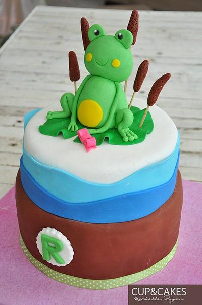 Froggy Cake - Cake by Cup & Cakes