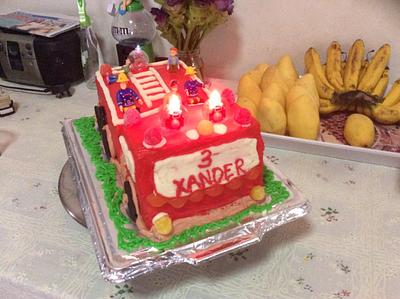Xander's 3rd birthday - Cake by mumspassionettes