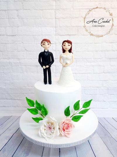 Wedding cake  - Cake by Ana Crachat Cake Designer 