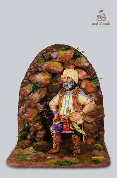 Chief of Thieves (Alibaba and forty thieves )  - Cake by Hima bindu