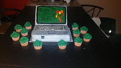 laptop cake - Cake by The Divine Goody Shoppe