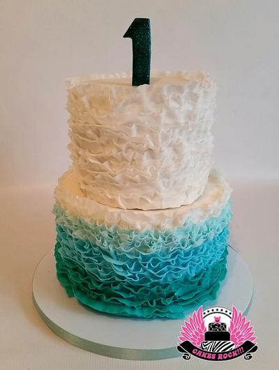 Ruffles 1st Birthday - Cake by Cakes ROCK!!!  