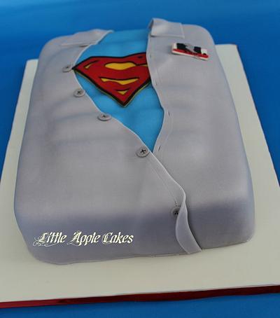 Superman Birthday Cake - Cake by Little Apple Cakes