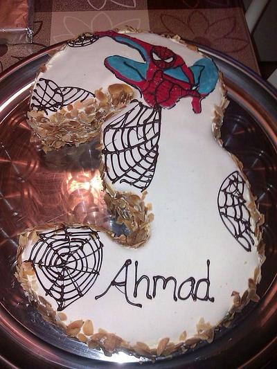 Spiderman - Cake by helenfawaz91