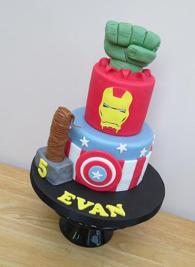 Marvel - Cake by The Buttercream Pantry