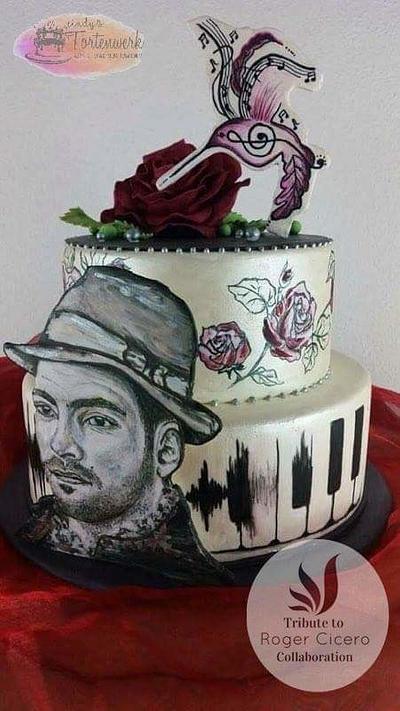 Tribute to Roger Cicero collaboration  - Cake by Cindy Genua 