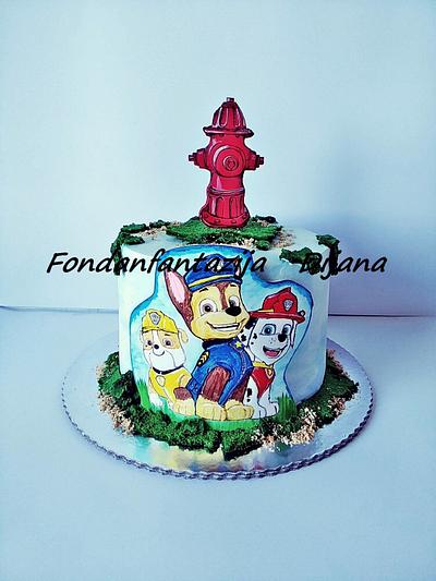 PAW patrol themed cake - Cake by Fondantfantasy