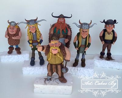Vikings How to train your dragon - Cake by Kapka Vladimirova