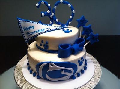 Penn State Cake! - Cake by Kelle's Cakes