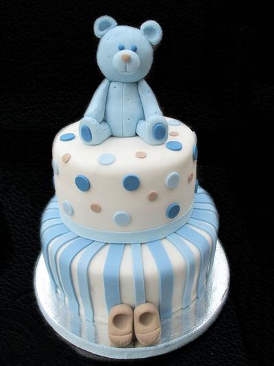 Baby shower cake - Cake by Deb-beesdelights