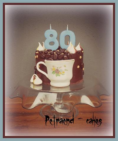 Cup of coffee for grandfather - Cake by Petraend