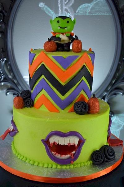 Vampire Cutie Halloween Cake - Cake by Jenniffer White