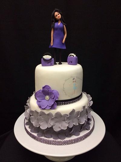 Sweet 16th - Cake by Beau Petit Cupcakes (Candace Chand)