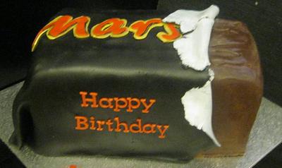 Mars Bar Cake - Cake by Essentially Cakes