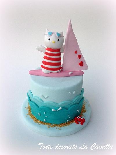 Summer Hello Kitty - Cake by  La Camilla 