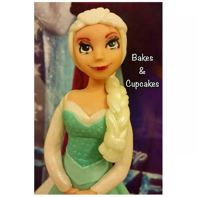 Elsa, Frozen by Bakes & Cupcakes - Cake by Mónica
