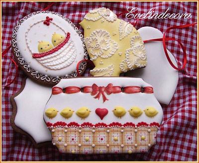 Biscotti decorati: Easter cookies - Cake by Evelindecora