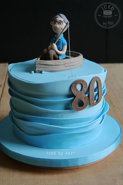 Catching the big 80 ;) - Cake by IcedByKez