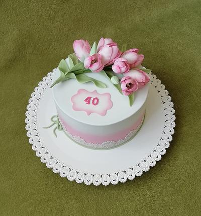 Tulip cake - Cake by MoMa