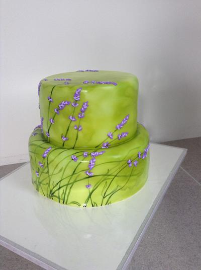 lavender cake - Cake by Makina