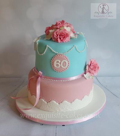60th birthday cake - Cake by Natalie Wells