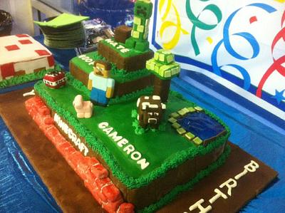 Minecraft Birthday Cakes - Cake by Teresa Markarian