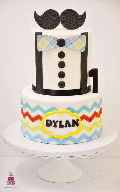 Little Man 1st Birthday Cake - Cake by Esther Williams