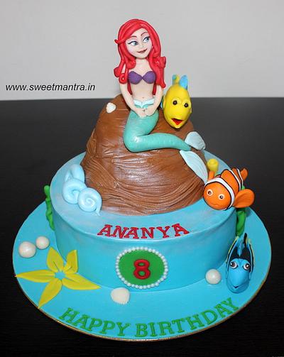 cake y piñata sirenita/Little Mermaid | Little Mermaid cake | cake  superdelicioso marchant | Flickr