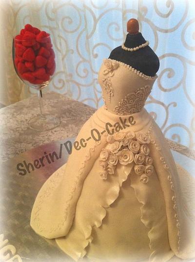 Bridal Dress Cake - Cake by Sherin