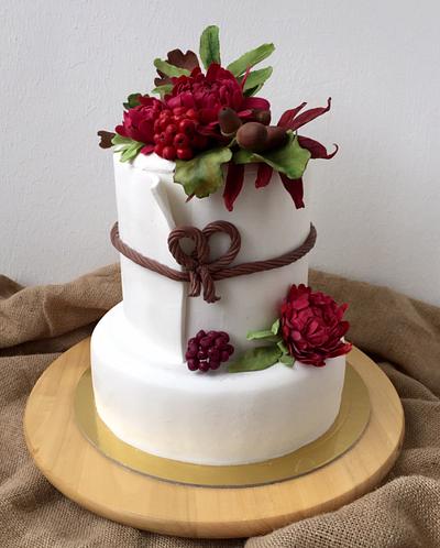 Wedding cake  - Cake by DinaDiana