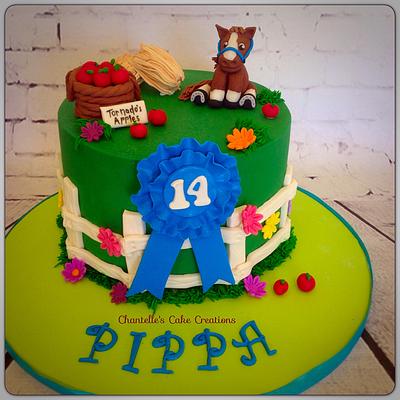 A girl and her horse - Cake by Chantelle's Cake Creations
