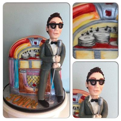 Buddy Holly cake - Cake by Nicky Gunn