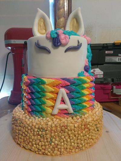 Unicorn Theme cake - Cake by Maritza's Sugar Creation