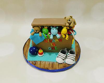 Toy box - Cake by Urvi Zaveri 