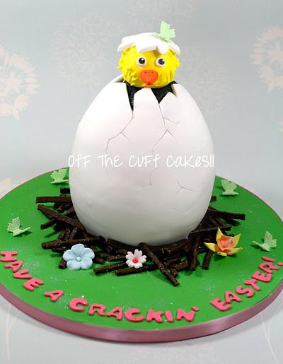 Easter chick - Cake by OfF ThE CuFf CaKeS!!