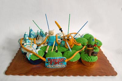 Adventure Time Cupcakes - Cake by Larisse Espinueva