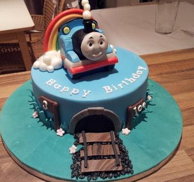 Thomas the Tank Engine - Cake by Rachel Nickson