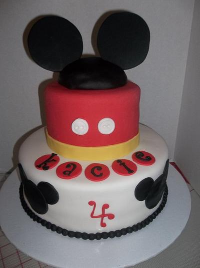 Mickey Mouse Cake - Cake by gemmascakes
