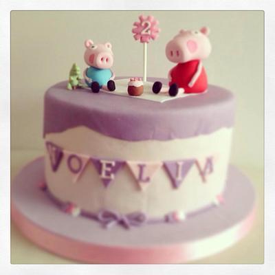 Peppa Pig  - Cake by PanyMantequilla
